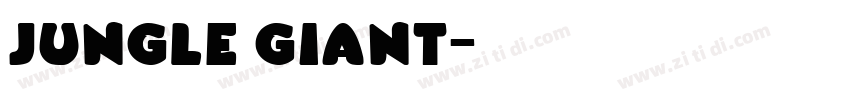 jungle giant字体转换